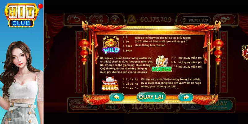 Luật quay hũ Tây Du Ký Hitclub