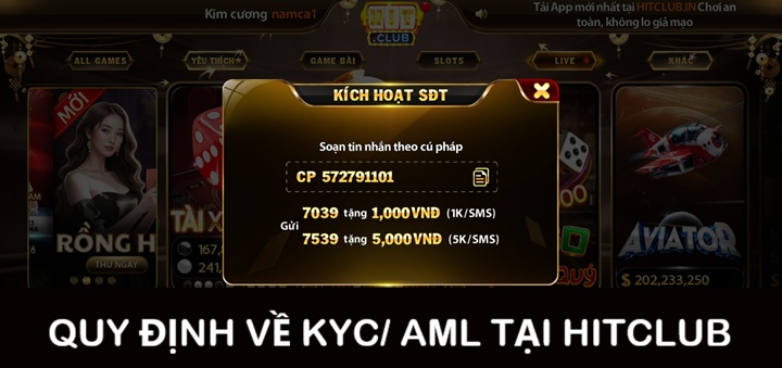 Quy định về KYC/ AML tại Hitclub 